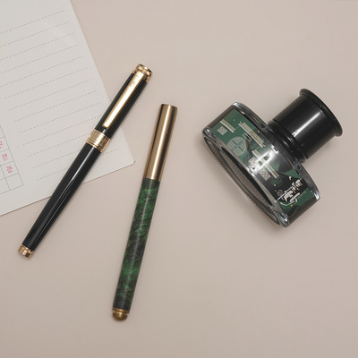 Impression graphique en 1 couleur Momiao stylo présidentiel stylo héros pinceau à eau boîte cadeau 2 en 1