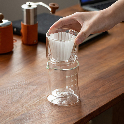 Set de café à goutte-à-goutte Star Clear pour l'agriculture Pas de poêle à poignée et de broyeur de haricots inclus