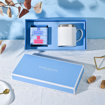 Surprenez vos clients avec cette tasse en dentelle de platine et une boîte-cadeau en pot de thé portable