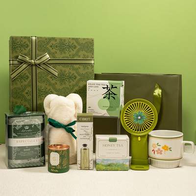 Logo personnalisé Boîte cadeau à texture rétro de forêt Souvenir idéal pour les hôtels
