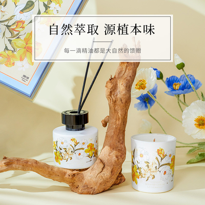 Logo du client Boîte cadeau aromathérapie ensemble bougie d'huile essentielle pour les femmes Souvenirs cadeaux