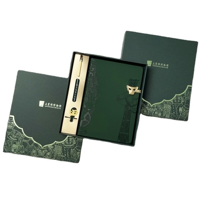 A5 Notebook Bookmark Signature Pen Set cadeau culturel et créatif avec logo personnalisé