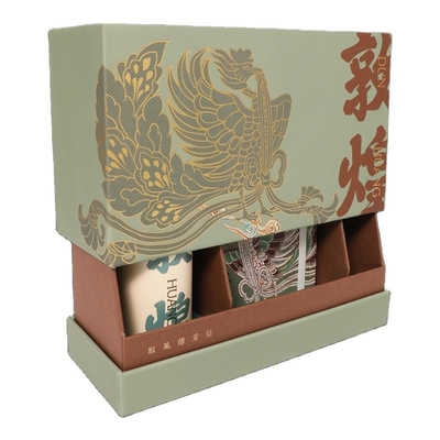 Cadeau de l'année Conception originale Cadeau de main et tasse isolée de style Dunhuang avec le logo du client
