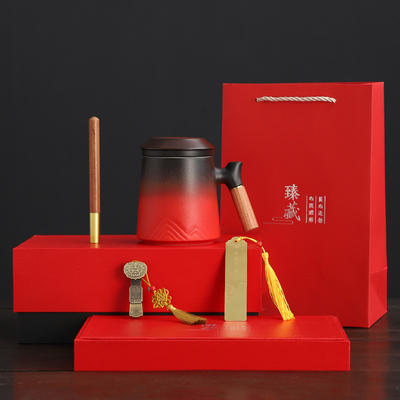 Cube de stockage rapide Fu Lu dans une boîte-cadeau en cuir portable parfaite pour les occasions spéciales