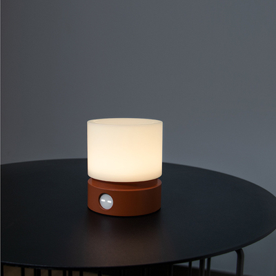 Lampe de table à LED sans pas à pas HBK Lumière cylindrique USB