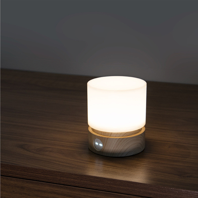 Lampe de table à LED sans pas à pas HBK Lumière cylindrique USB