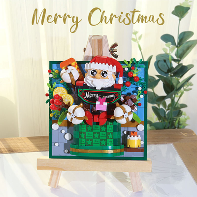 Des roses de Noël des tournesols et des lis des petits grains des blocs de construction pour l'impression 3D