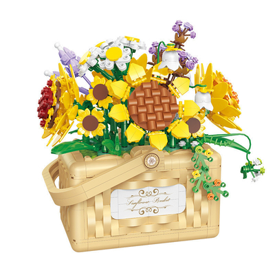 Belle Di Mini Particule Blocs de construction de panier de fleurs Une série incontournable pour l'éducation