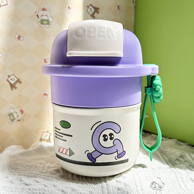 Coupe de café en acier inoxydable 316 à haute esthétique Cartoon Coupe isolée mignonne