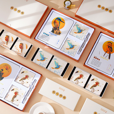 Coffret cadeau pour oiseaux de bonne chance personnalisé
