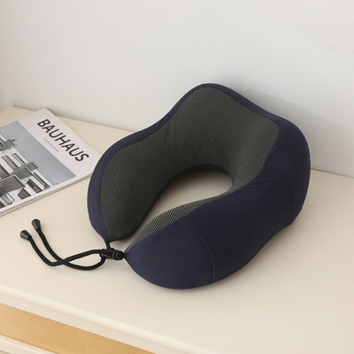 Mémoire de rebond lent Coton U oreiller pour le support du cou Techniques d'impression sur écran de soie