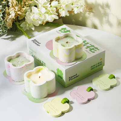 Happy Flower Art Aromathérapie Boîte cadeau avec sérigraphie d'impression cadeau de la journée de l'enseignant