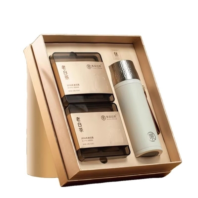 Coupe d'isolation à motifs de marteau 500ml et 2016 Old White Tea 160g Set cadeau de Pâques idéal