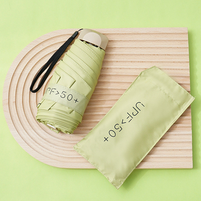 Cadeau d'activité pour les employés Petit parapluie de poche portable avec 50% de protection solaire