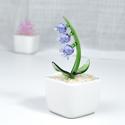 Promotion Décorer des cadeaux Ornements en verre pour les cactus succulents et les plantes en pot