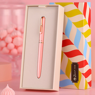 Cadeau d'anniversaire de l'employé Séries de bonbons personnalisées Boîte à stylo colorée pour le logo du client