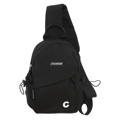 2 Impression en couleur Sacs à poitrine de mode sac à épaule de sport léger pour cadeau aux employés