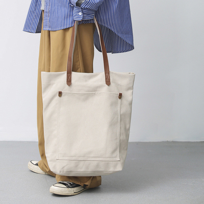 Logo du client Retro art toile sac à épaule design minimaliste pour l'événement de l'entreprise cadeau