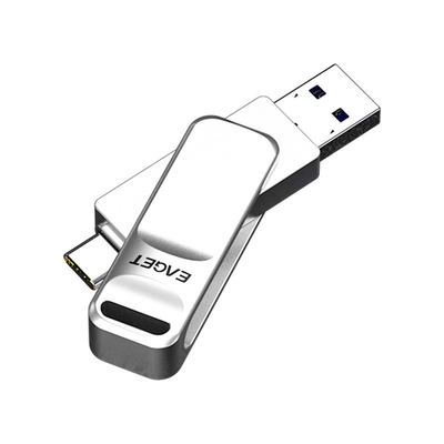 Type C USB3.0 à double interface Disque USB rotatif pour le montage de voitures polyvalentes