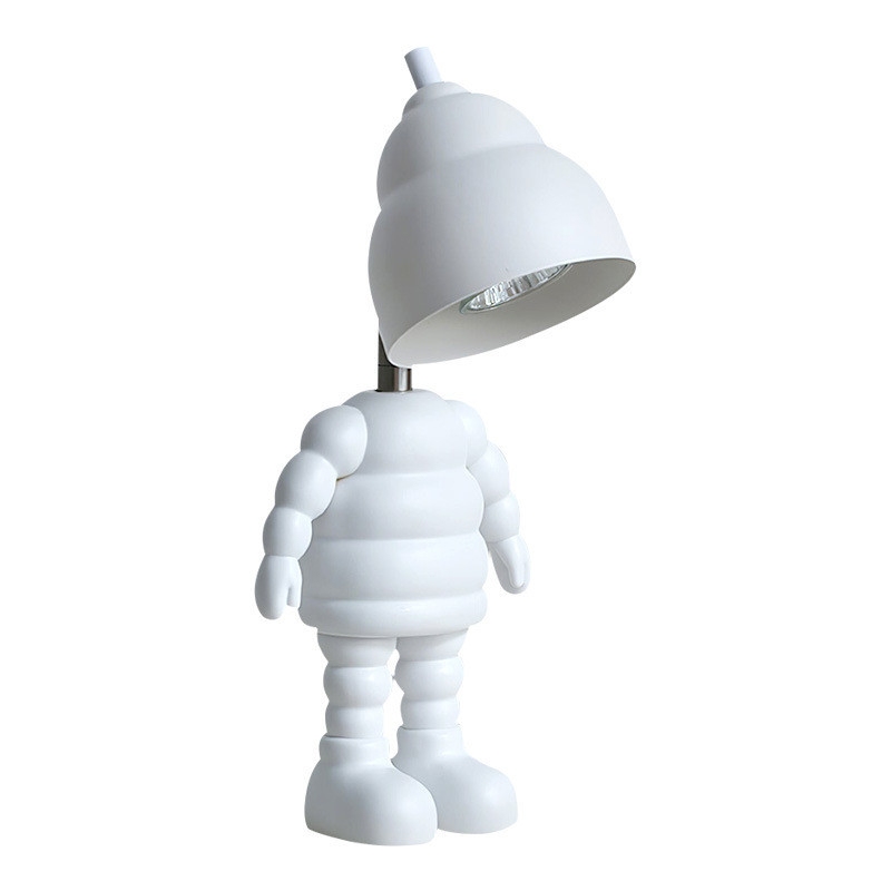 Lampe de table de dessin animé nordique Aromathérapie et artisanat de fusion de cire avec impression couleur
