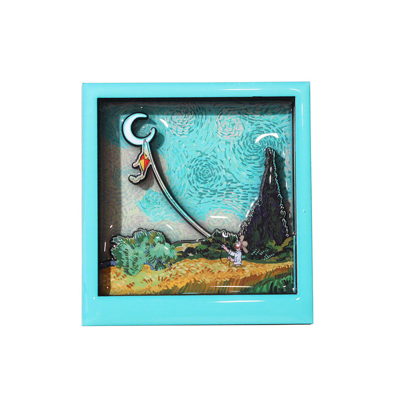 Targeting Agriculture Cute Van Gogh Peinture réfrigérateur autocollant avec aimant