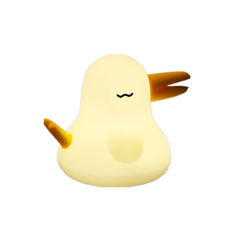 Qiyi Bird Lampe en silicone chronométrée à double tonalité Protection des yeux Activité nocturne de lumière avec cadeau à main