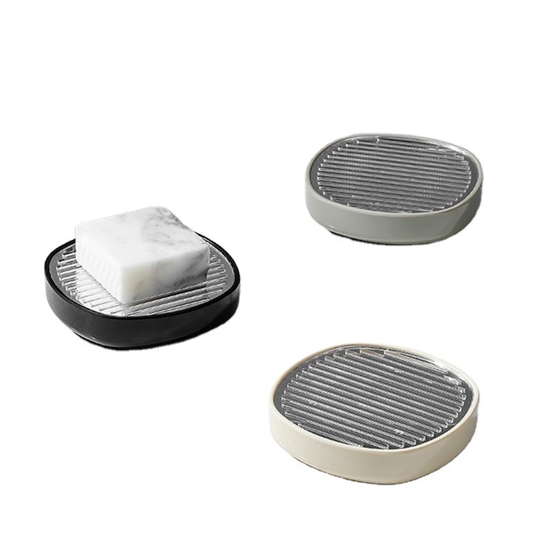 Boîte de savon à vent à sol non perforée à drainage à une seule couche pour produits de bureau