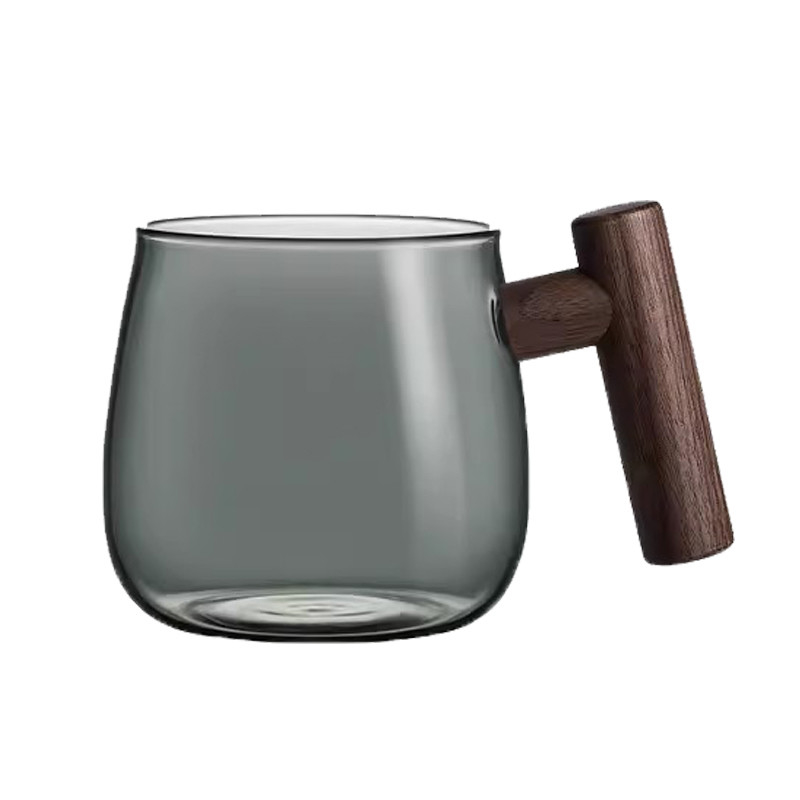 Techniques d'impression UV Coupe de café américaine en verre Minimaliste Coupe d'eau de bureau pour cadeaux