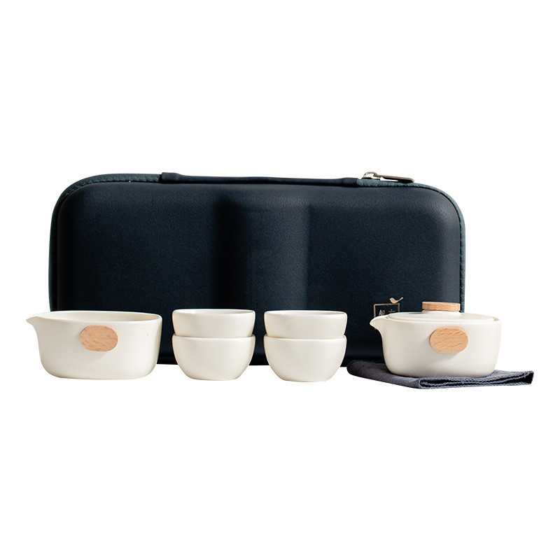 Cadeaux de thé d'affaires Arche Express Set de tasse de thé avec une casserole et trois tasses sac portable