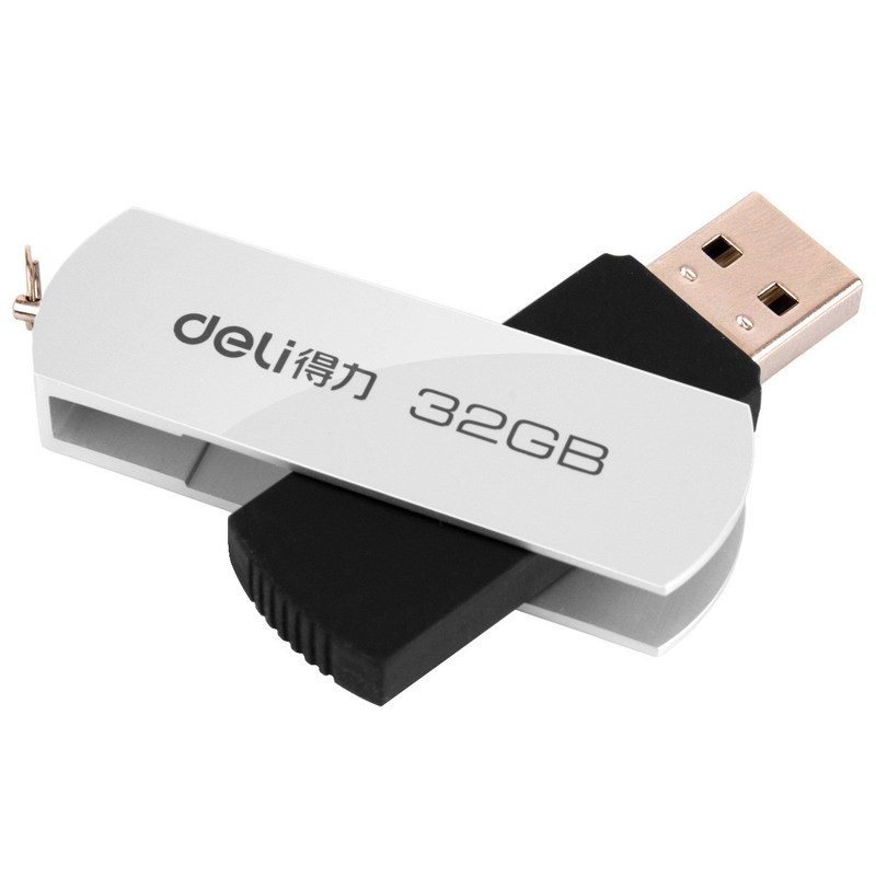 1 Impression graphique couleur Mini USB Flash Drive avec conception d'anneau de serrure de clé tournante