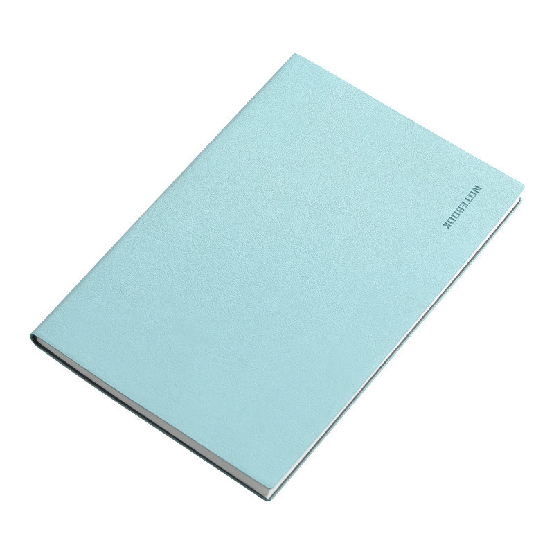 Petit carnet en papier peau douce PU fraîche en couleur simple solide pour cadeau de bureau