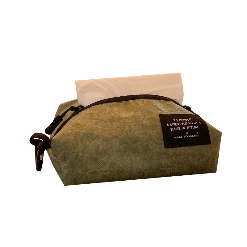 Cadeaux pour l'occasion de Thanksgiving Nouveauté DuPont Tissue Box Sac de rangement pour le camping en plein air