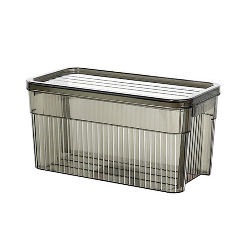 Entreposage empilable pour les légumes et les fruits dans un réfrigérateur transparent de luxe léger
