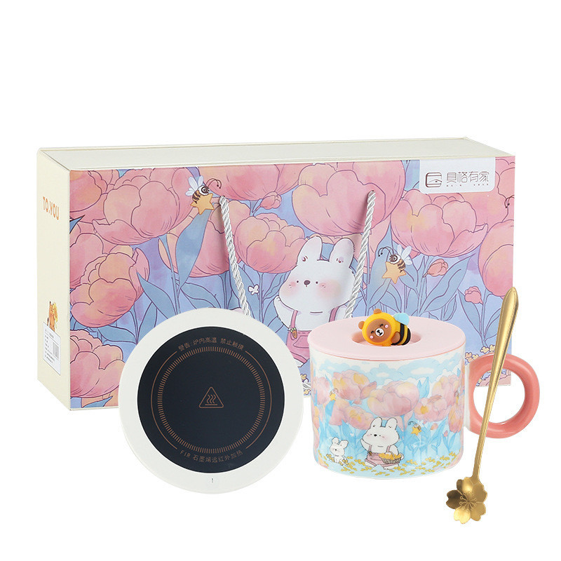 Agriculture Le cadeau créatif préféré de l'utilisateur final avec une tasse chaude et une mignonne tasse en céramique