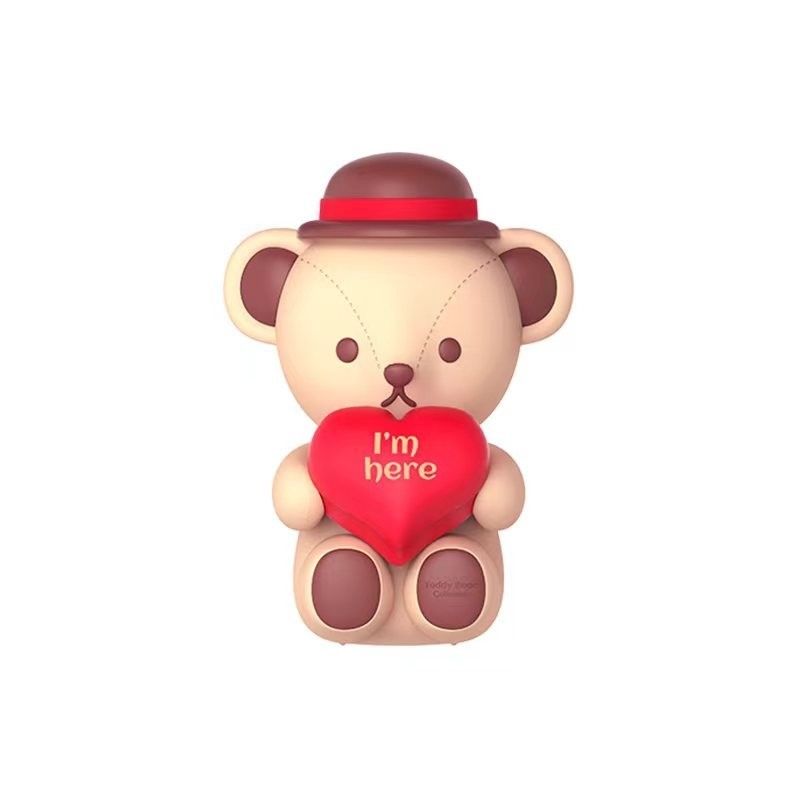 Utilisateur final cible de l'agriculture Teddy Hugging Heart haut-parleur Bluetooth avec impression couleur