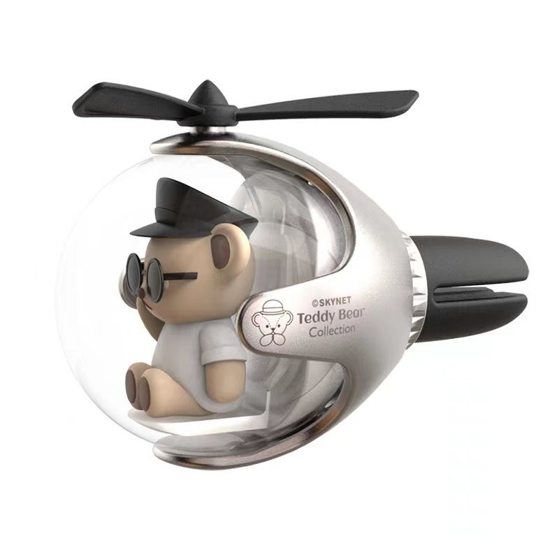 Produits de bureau Teddy voiture à bille volante parfumée avec des techniques d'impression UV