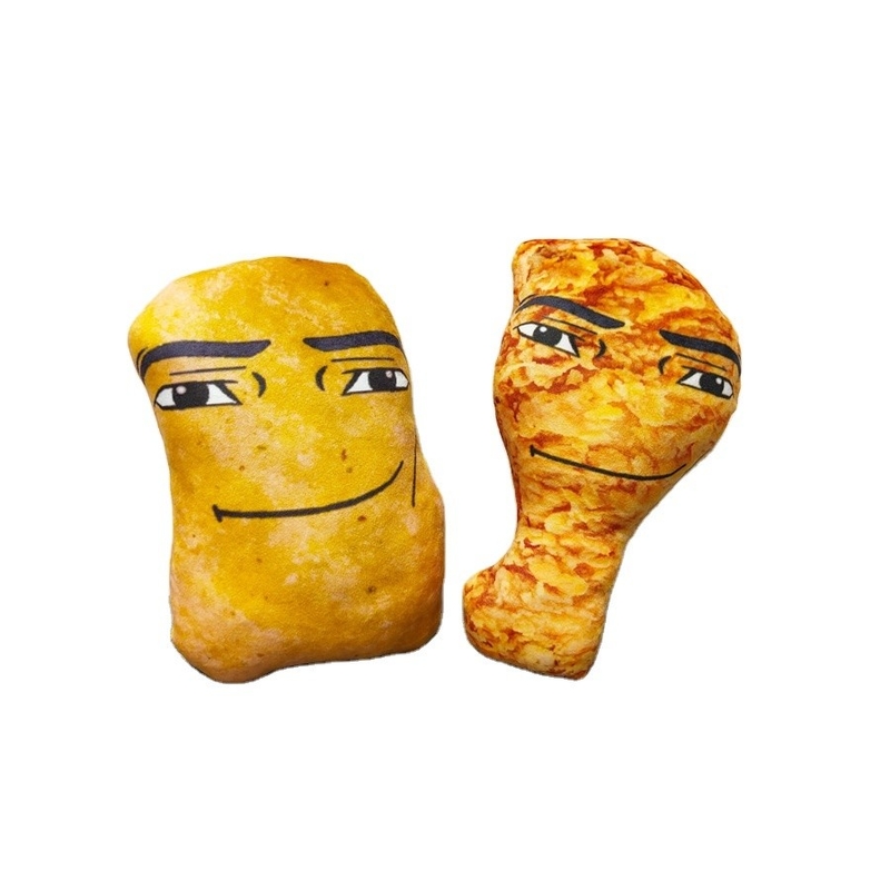 Autres poulets chantant Bloc de poulet jambes d'expression Pack jouet de jeu Plush poupée jouet pour les enfants