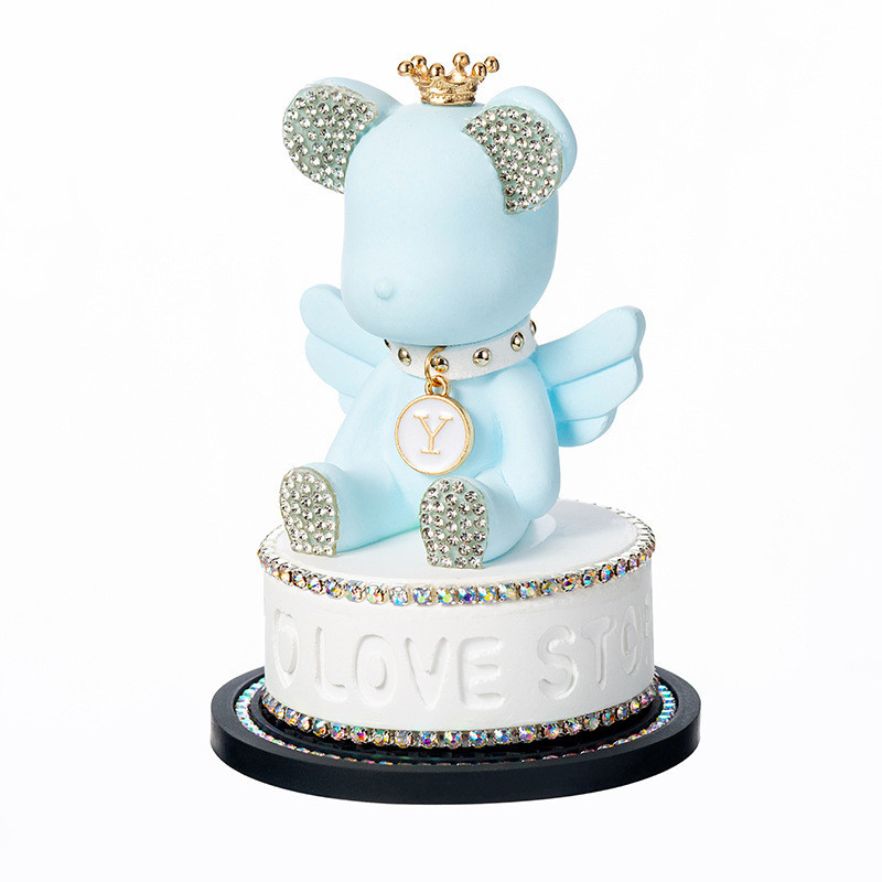 Faveurs de mariage Cadeaux de fête de mariée Petit ours Déodorant Aromathérapie Décoration de voiture