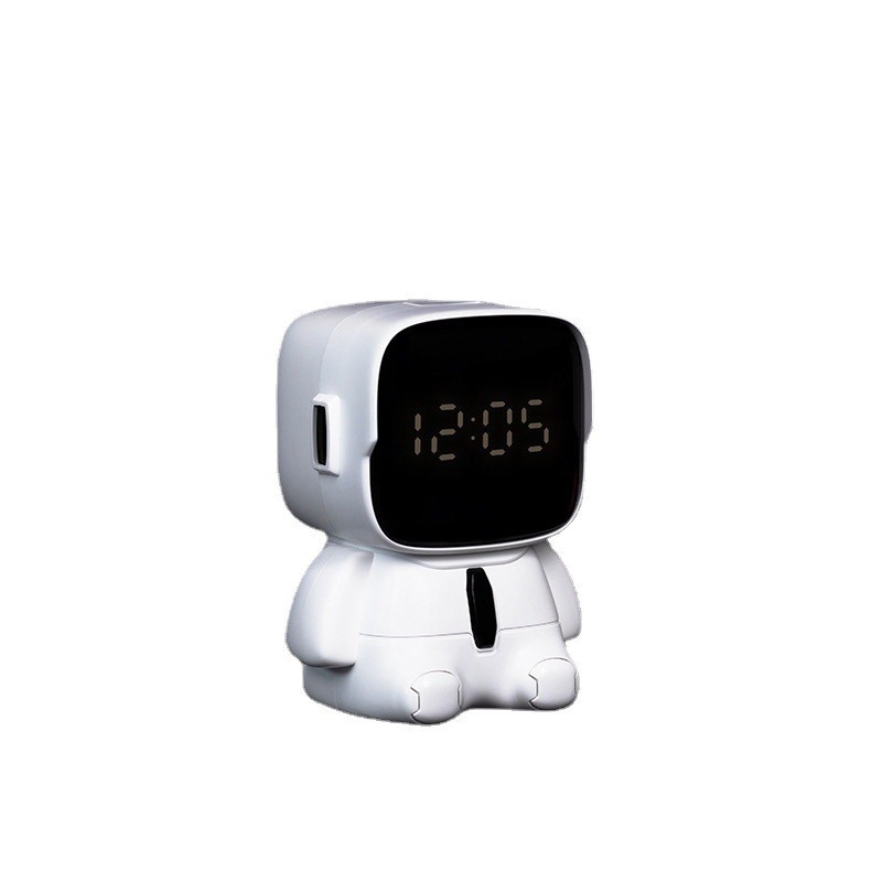 Impression graphique couleur 2 Robot amusant mignon Températeur numérique de bureau USB pour entreprise cadeau