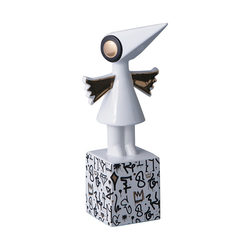 L'occasion de la fête des pères Ada Crow décoration en céramique glacée colorée de Monument Valley