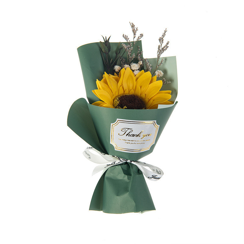 4 couleurs graphiques imprimées festival Bouquet fleur de savon parfait pour le retour à l'école cadeau