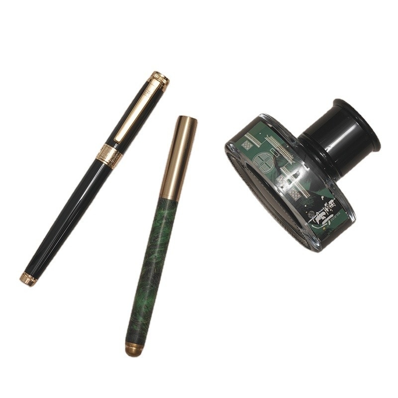 Impression graphique en 1 couleur Momiao stylo présidentiel stylo héros pinceau à eau boîte cadeau 2 en 1