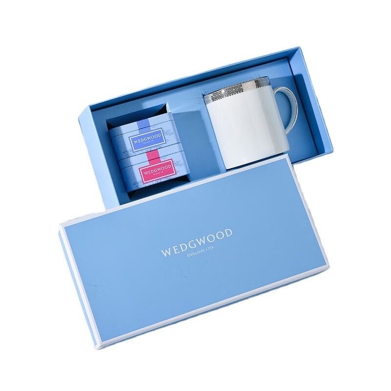 Surprenez vos clients avec cette tasse en dentelle de platine et une boîte-cadeau en pot de thé portable