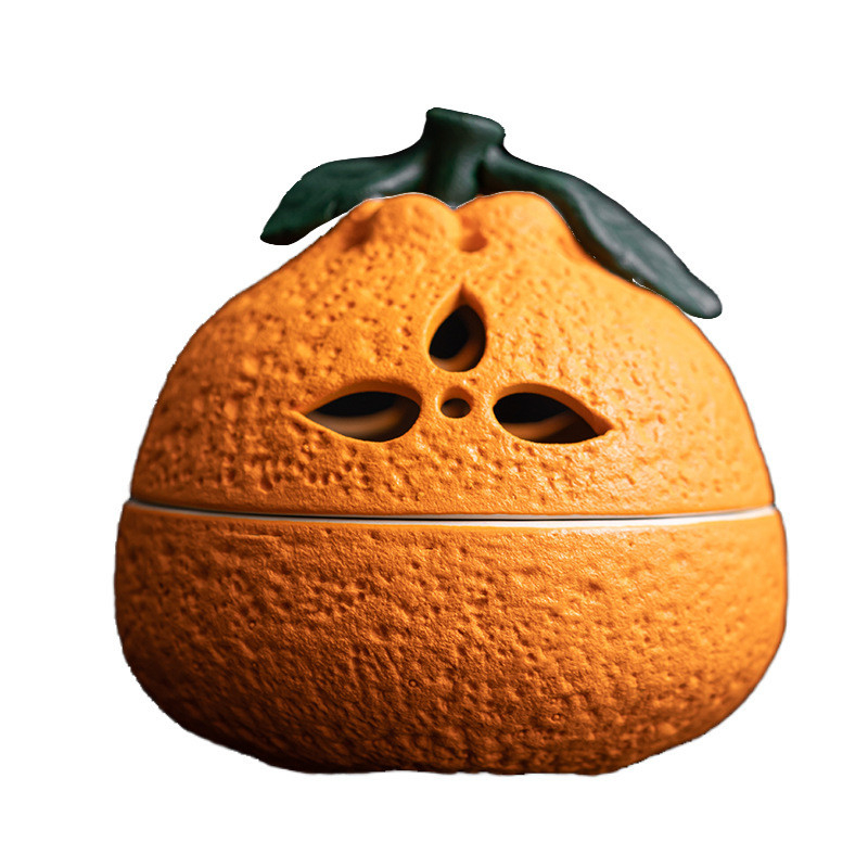 Le poêle d'aromathérapie orange Dajidali est indispensable pour l'ameublement et la détente à la maison