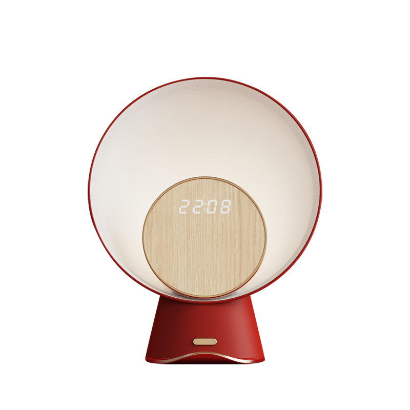 Hôtel et Resort Chinois Rouge Charge sans fil 15W haut-parleur Bluetooth avec lumière atmosphérique