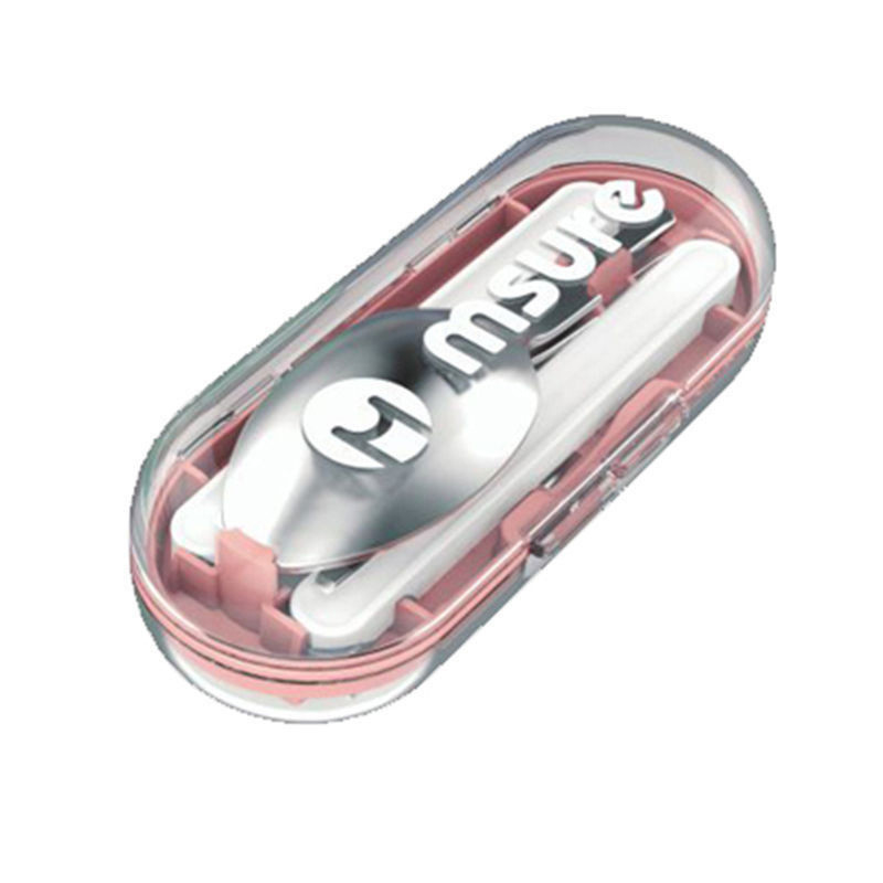 Ensemble de couverts en acier inoxydable détachable et portable pour les entreprises