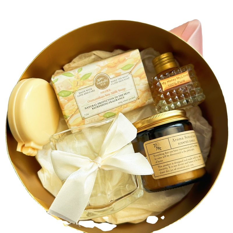 Matériau écologique, ensemble de cadeaux rose personnalisé pour cadeaux de banquet et cadeaux de mariage