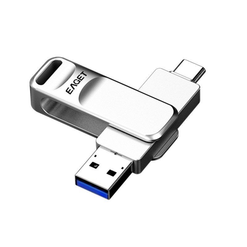 Type C USB3.0 à double interface Disque USB rotatif pour le montage de voitures polyvalentes
