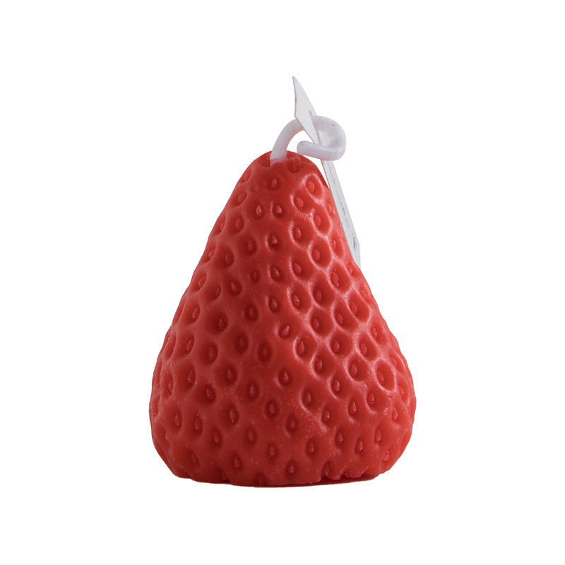 Ajoutez une touche de couleur à votre bureau avec cette bougie d'aromathérapie à la fraise personnalisable